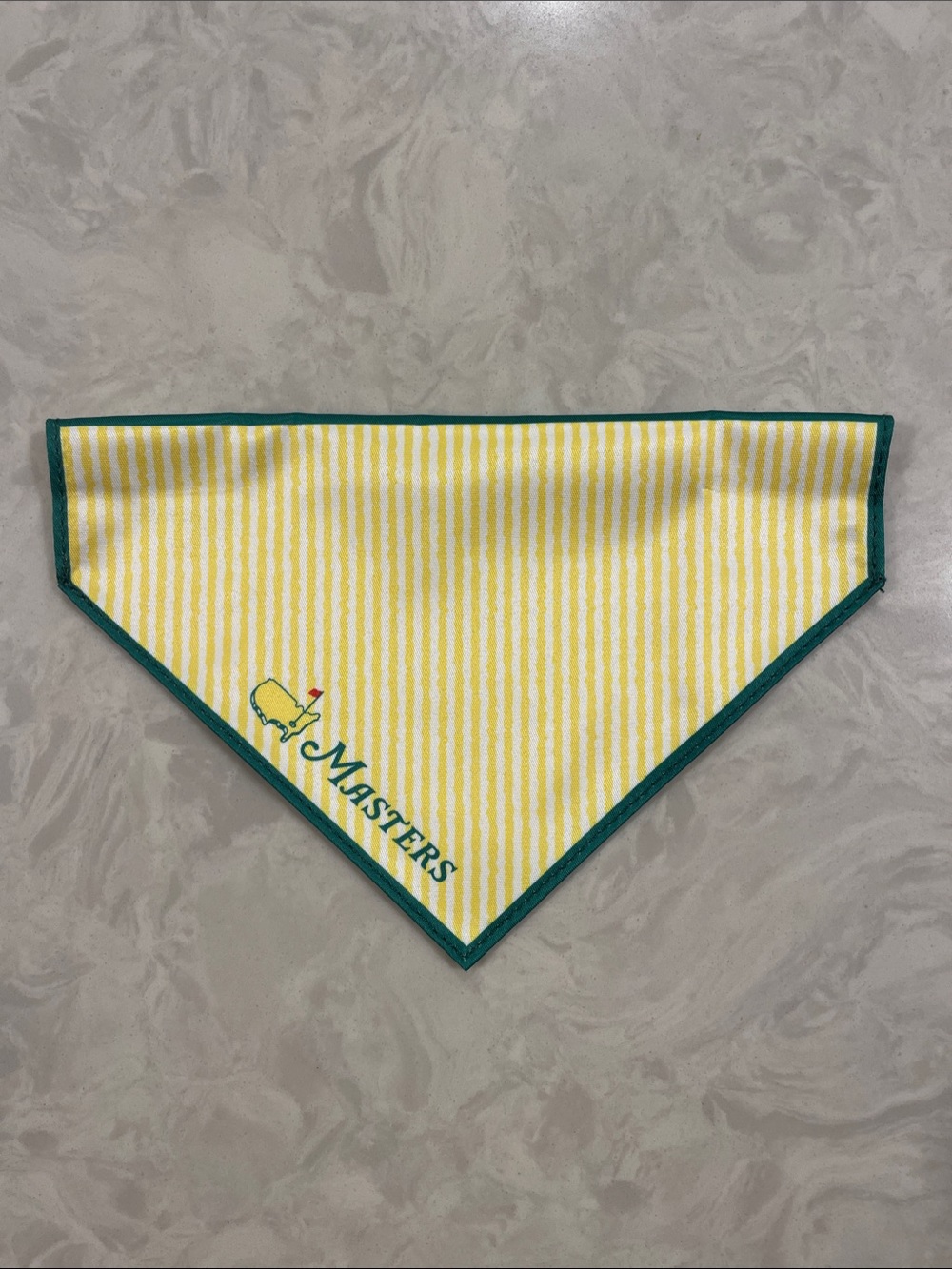 Masters Yellow Stripe Dog Collar Bandana 2026